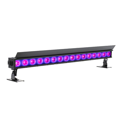 (4) ElectraPix Bar 16 Wireless DMX RGBAL+UV Outdoor Light Strip Bars