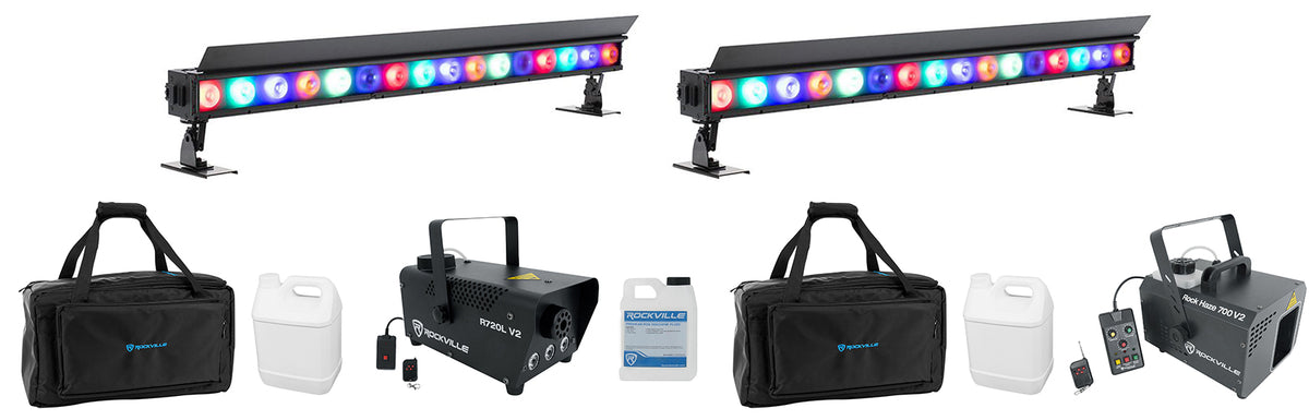 ElectraPix Bar 16 2-Pack + ROCKHAZE 700 V2 + 2 2-Pack