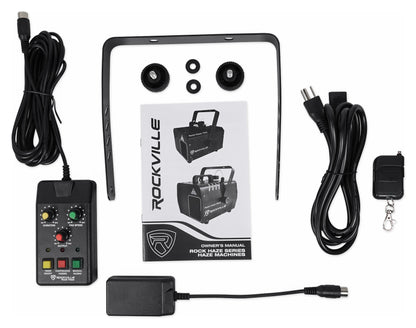 (2) Hydro Hybrid DMX Moving Heads+Stands+Hazer+Fogger+Bags+Cables