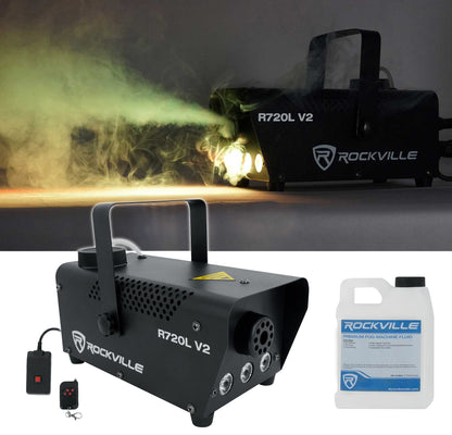 (2) Vizi Beam CMY Moving Head Lights + Hazer + Fogger + DMX Cables