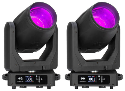 (2) Vizi Beam CMY LED DMX Gobo Beam Spot Strobe Moving Head Lights