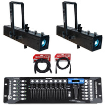 (2) Ikon Profile Plus Gobo Projectors & DMX Controller Bundle