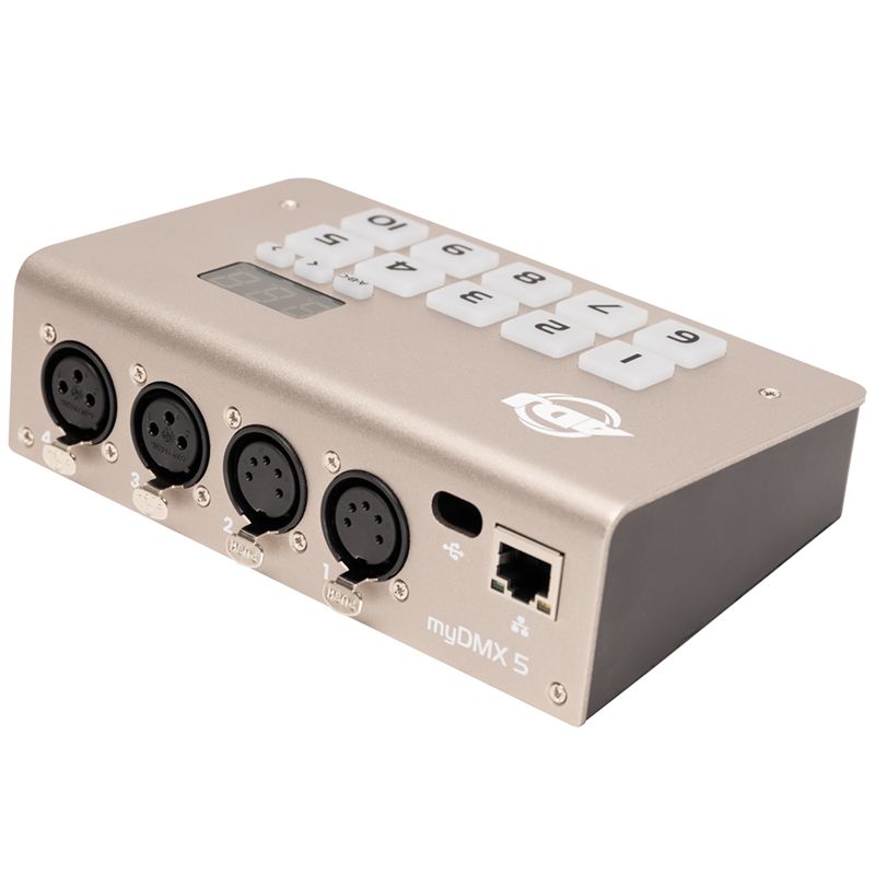 MYDMX5 DMX Interface & Software + R720L V2 Fog Machine