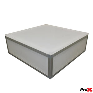 ProX XSA-2X2-8 Lumo/Acrylic Stage 2'x'2x8" Dance floor Platform Cube Light Box