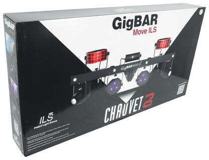 Chauvet DJ GIGBAR MOVE ILS Kit w/Moving Heads/Derbies/Washes/Laser/Strobe Lights