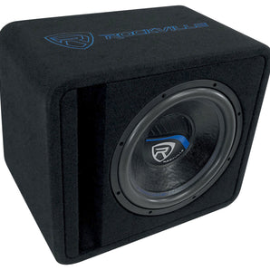Rockville VS12K52 12" K5 1400w Car Subwoofer in Vented Sub Enclosure Box - 2 Ohm
