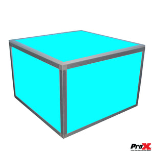 ProX XSA-2X2-16 Lumo/Acrylic Stage 2'x'2x16" Dance Floor Platform Cube Light Box