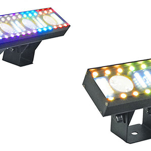 (2) Rockville Pixel Hybrid Bar Battery Linear Wash/Strobe/Blinder Light Strips