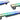 (3) Rockville Pixel Hybrid Bar Battery Linear Wash/Strobe/Blinder Light Strips