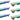(6) Rockville Pixel Hybrid Bar Battery Linear Wash/Strobe/Blinder Light Strips