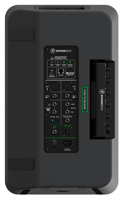 Mackie ShowBox Rechargeable 8" DJ PA Bluetooth Speaker+Mixer Recording Interface