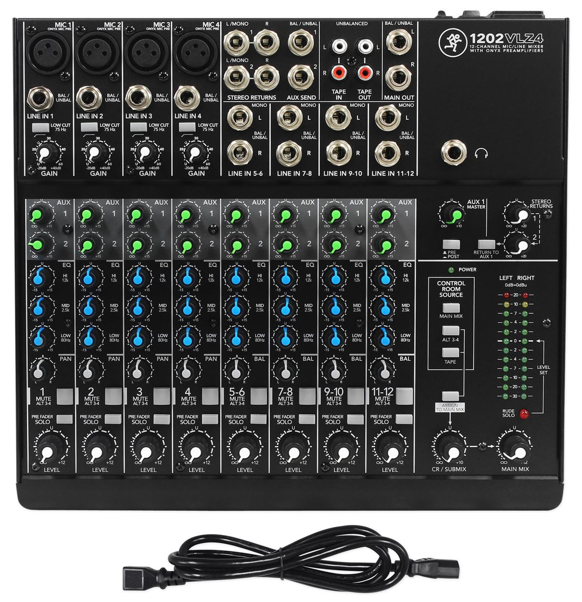 1202VLZ4 12-Channel Compact Analog Mixer