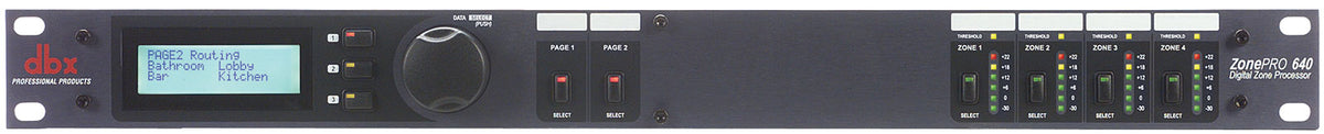 ZonePRO 640 6-In / 4-Out Digital Zone Processor