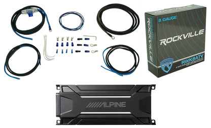 KTA-30MW 600 Watt Mono Amplifier+Amp Kit For RZR/ATV/UTV/Cart