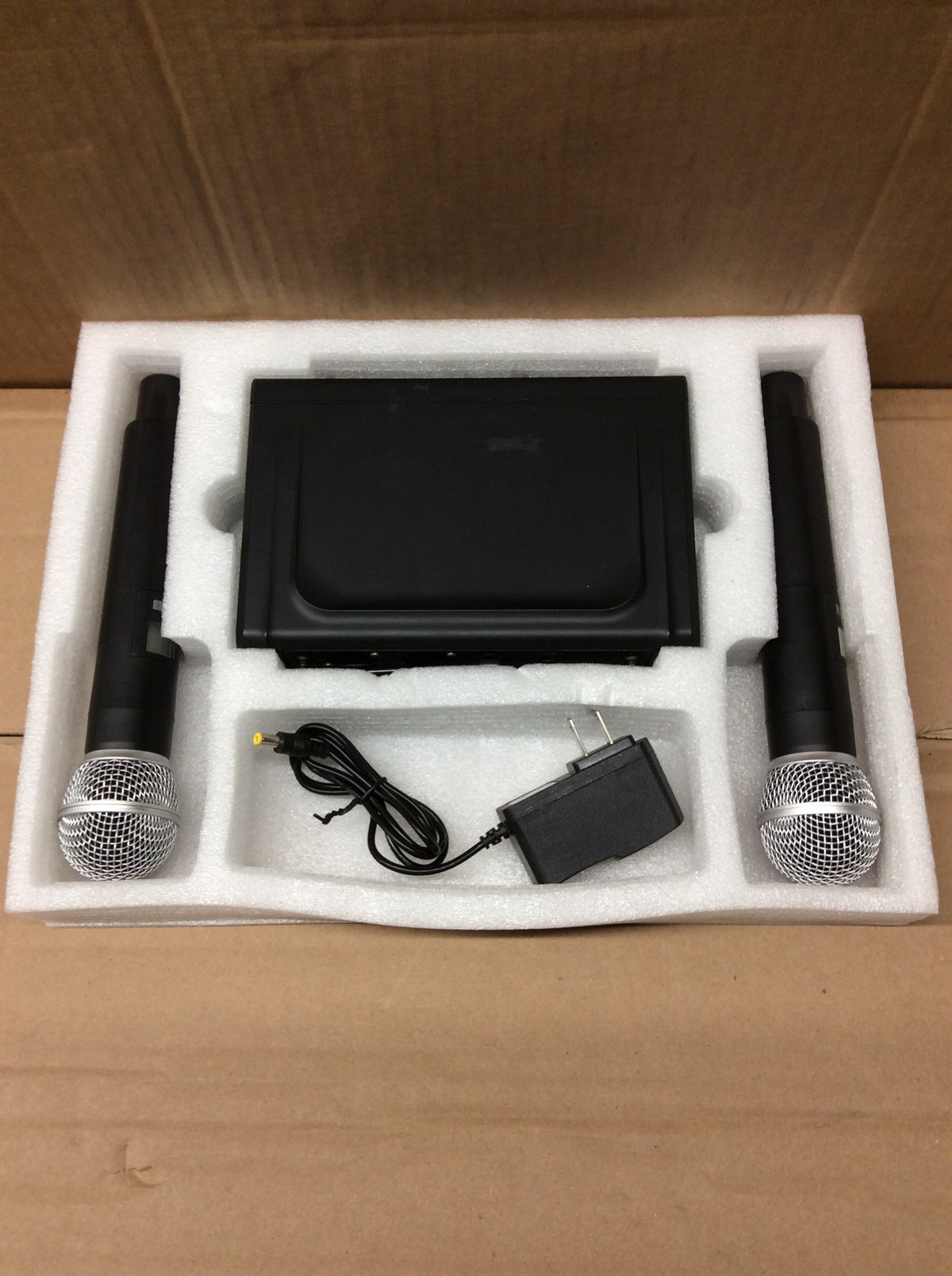 Wirless lav w handheld dsp microphone system w echo EQ Anti-howing 200 ch