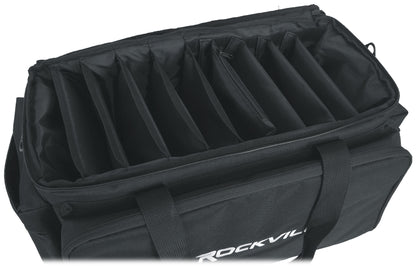 Rockville UT-BAG10 Padded DJ Cable/Utility Bag w/removable Dividers+YKK Zippers