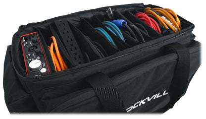 Rockville UT-BAG10 Padded DJ Cable/Utility Bag w/removable Dividers+YKK Zippers