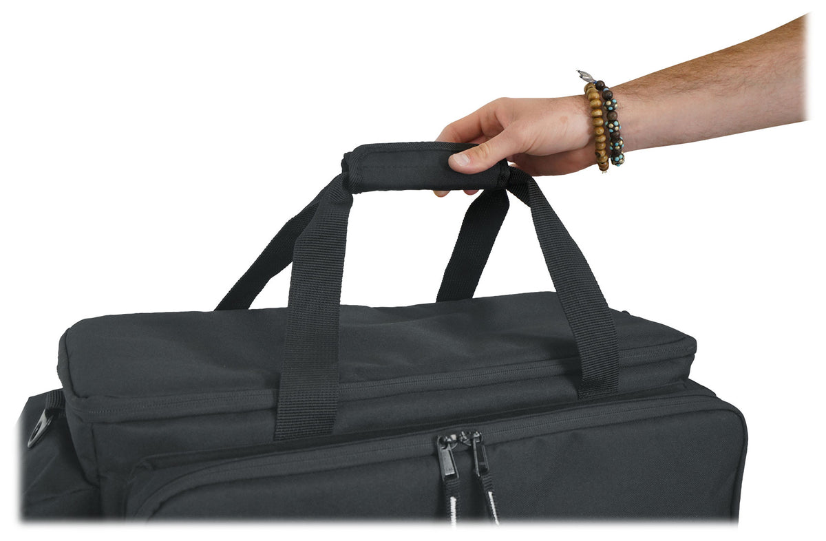 Rockville UT-BAG10 Padded DJ Cable/Utility Bag w/removable Dividers+YKK Zippers