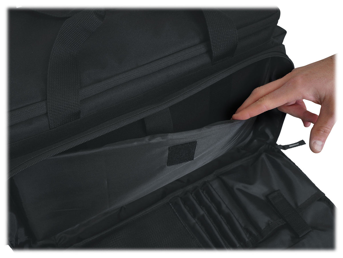 Rockville UT-BAG10 Padded DJ Cable/Utility Bag w/removable Dividers+YKK Zippers
