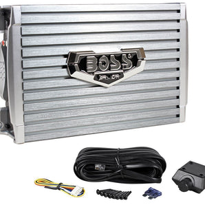 Boss Armor AR1200.2 1200 Watt 2-Channel Car Audio Amplifier Amp + Level Remote