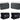 2 Rockville 6.5" Black 500w Outdoor Speakers+Waterproof Covers For Restaurant/Bar/Cafe