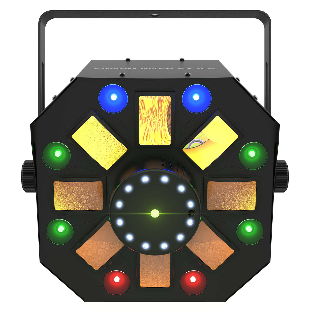 Chauvet DJ Swarm Wash FX ILS RGBAW+UV DMX LED Rotating Derby/Laser/Strobe Light
