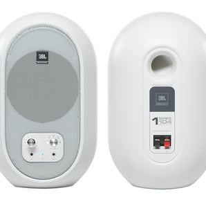 JBL 104SET-BTW Pair Compact Powered Active Studio Reference Monitors Bluetooth