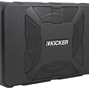 Kicker 11HS8 8” 150 Watt Hideaway Compact Car Audio Powered Subwoofer Sub HS8