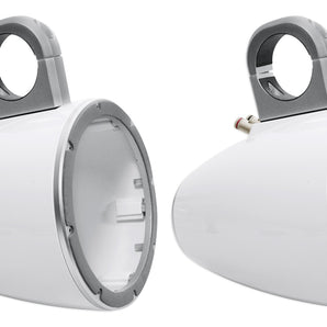 Pair Kicker 12KMTESW Marine 6" Or 6.5" Speaker Wakeboard Tower Enclosures KMTES