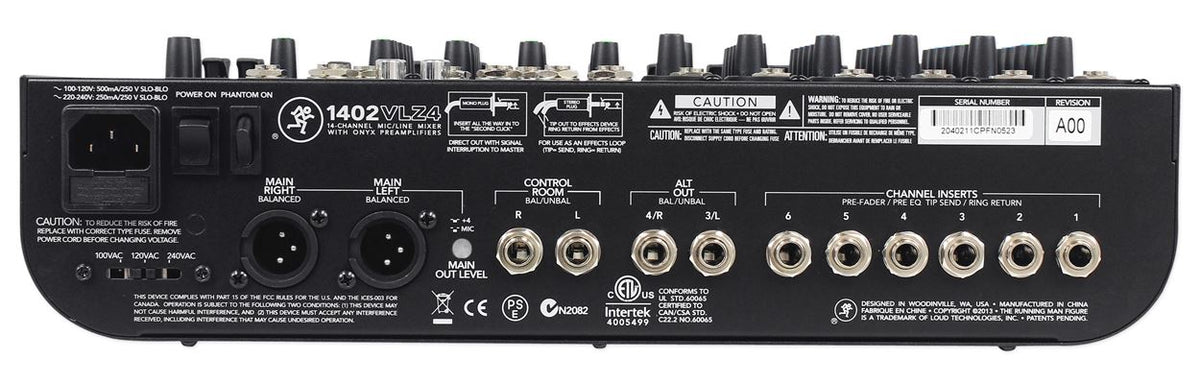 1402VLZ4 14-Channel Compact Analog Mixer