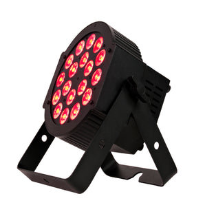 American DJ ADJ 18P HEX RGBAW + UV LED DMX RF Metal Par Can Wash Stage Up-Light