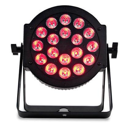18P HEX RGBAW+UV LED DMX RF Metal Par Can Wash Stage Up-Light