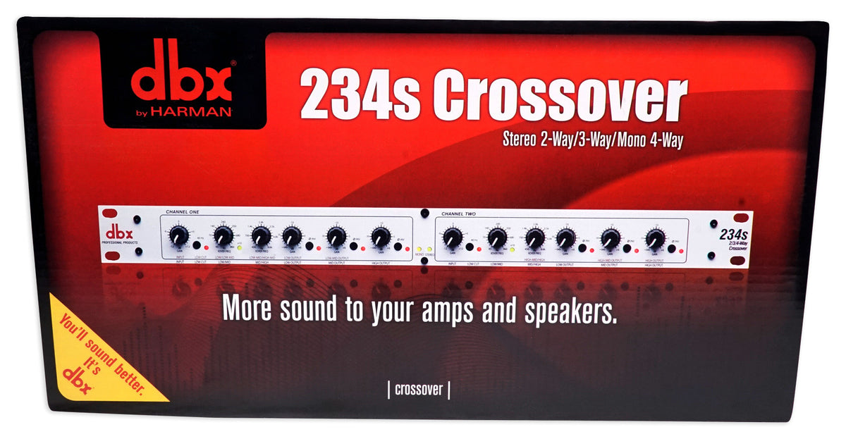 234S Stereo 2/3-Way & Mono 4-Way Crossover [Open Box]