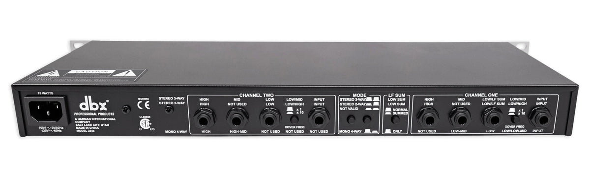 234S Stereo 2/3-Way & Mono 4-Way Crossover [Open Box]