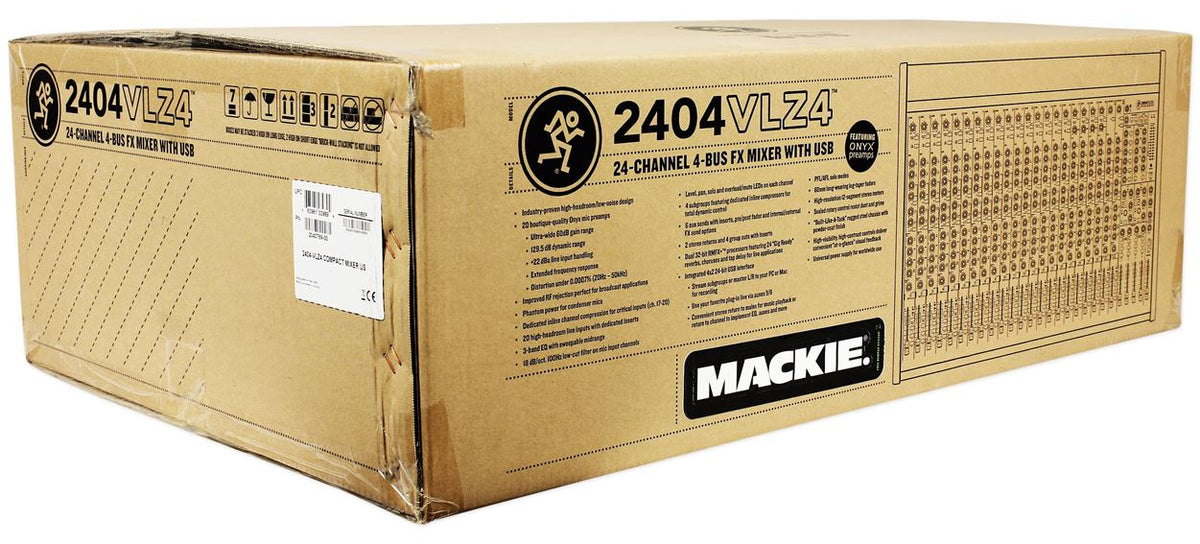 2404VLZ4 24-Channel 4-Bus FX Mixer With USB