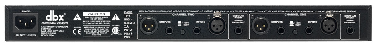 266XS 2-Channel Compressor/Gate