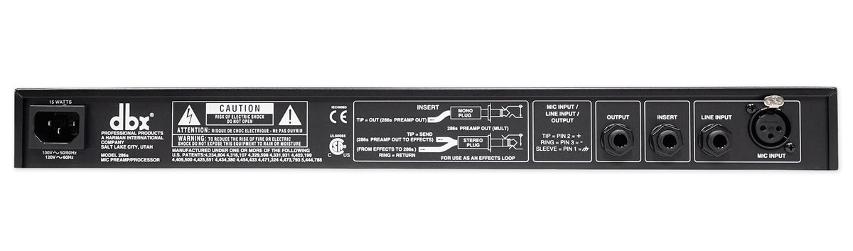 286S Microphone/Line Preamp Channel Strip