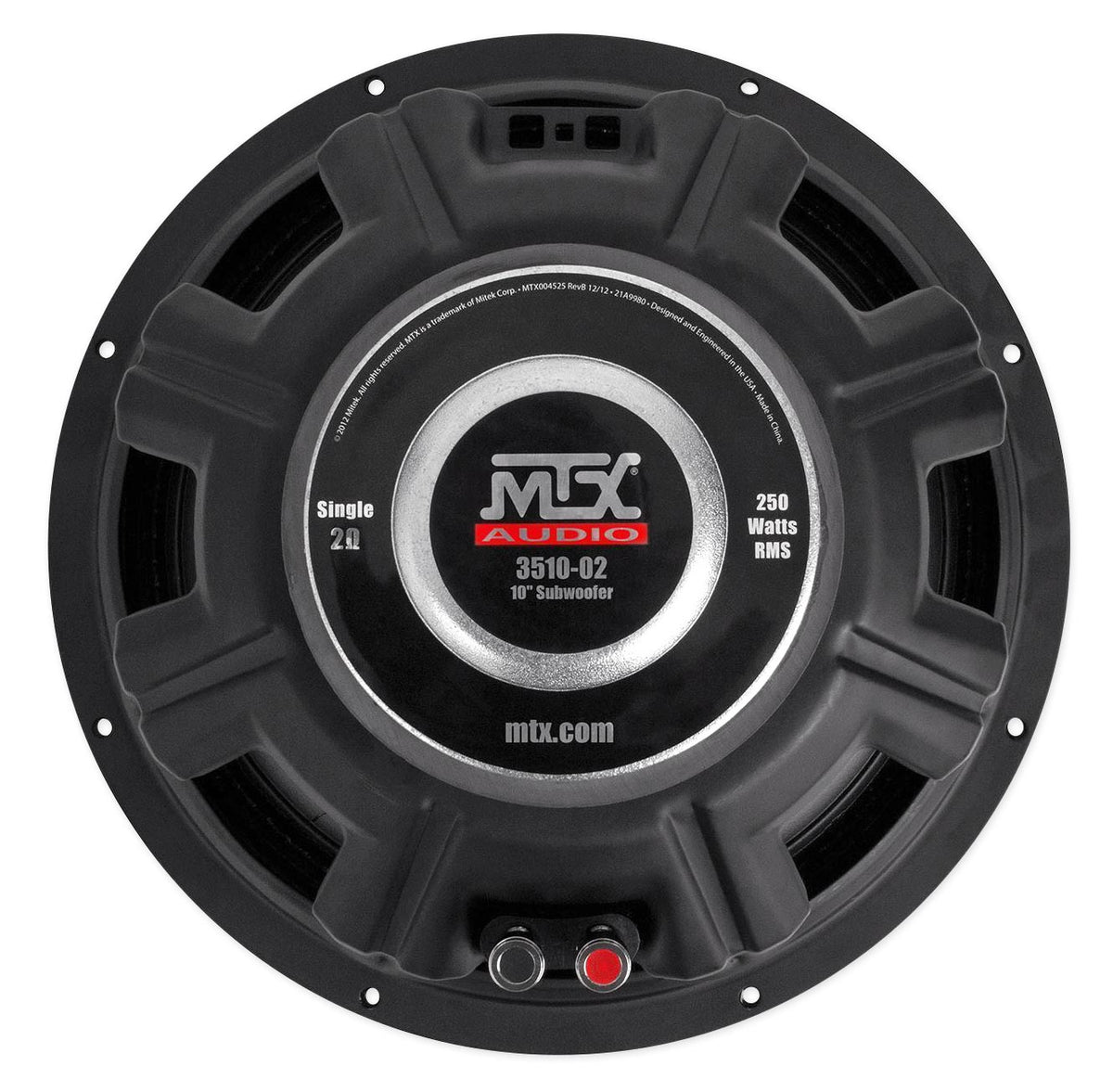 MTX 3510-02 10" Car Audio Subwoofer