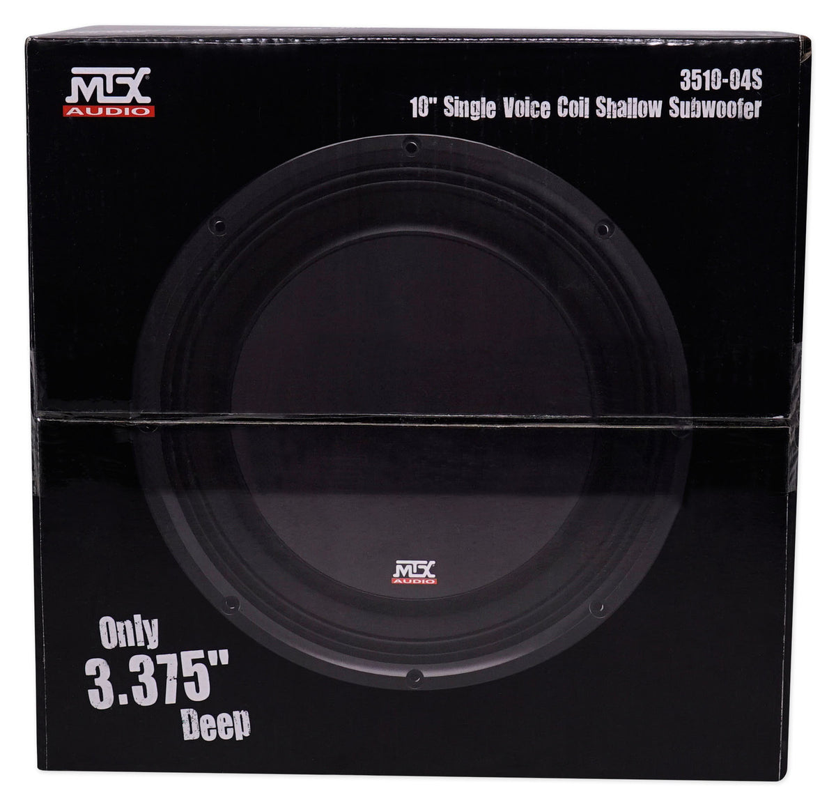 MTX 3510-04S 10" Shallow Mount Car Audio Subwoofer