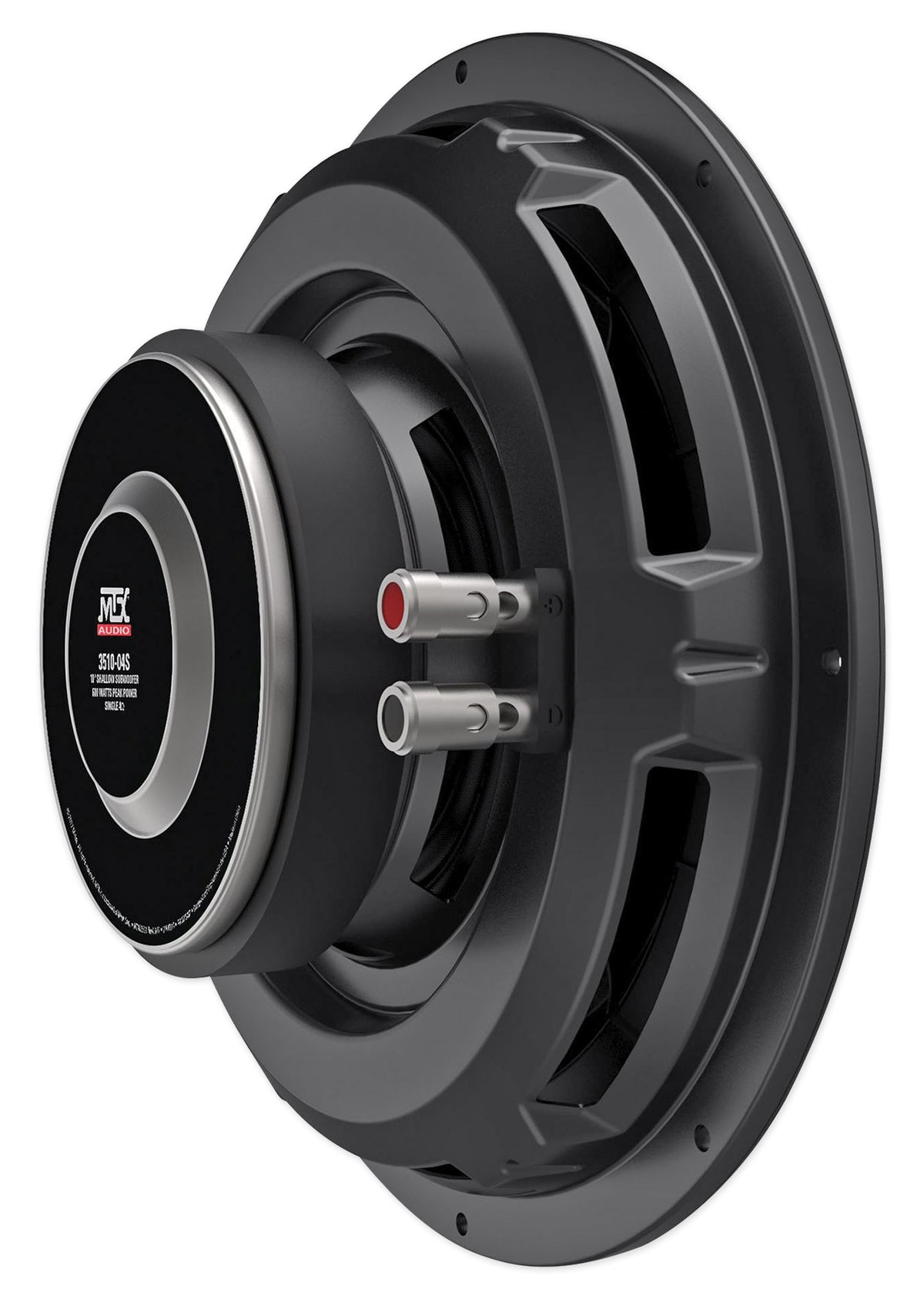 MTX 3510-04S 10" Shallow Mount Car Audio Subwoofer