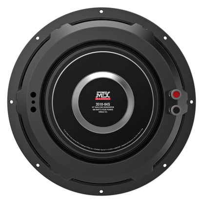 MTX 3510-04S 10" Shallow Mount Car Audio Subwoofer