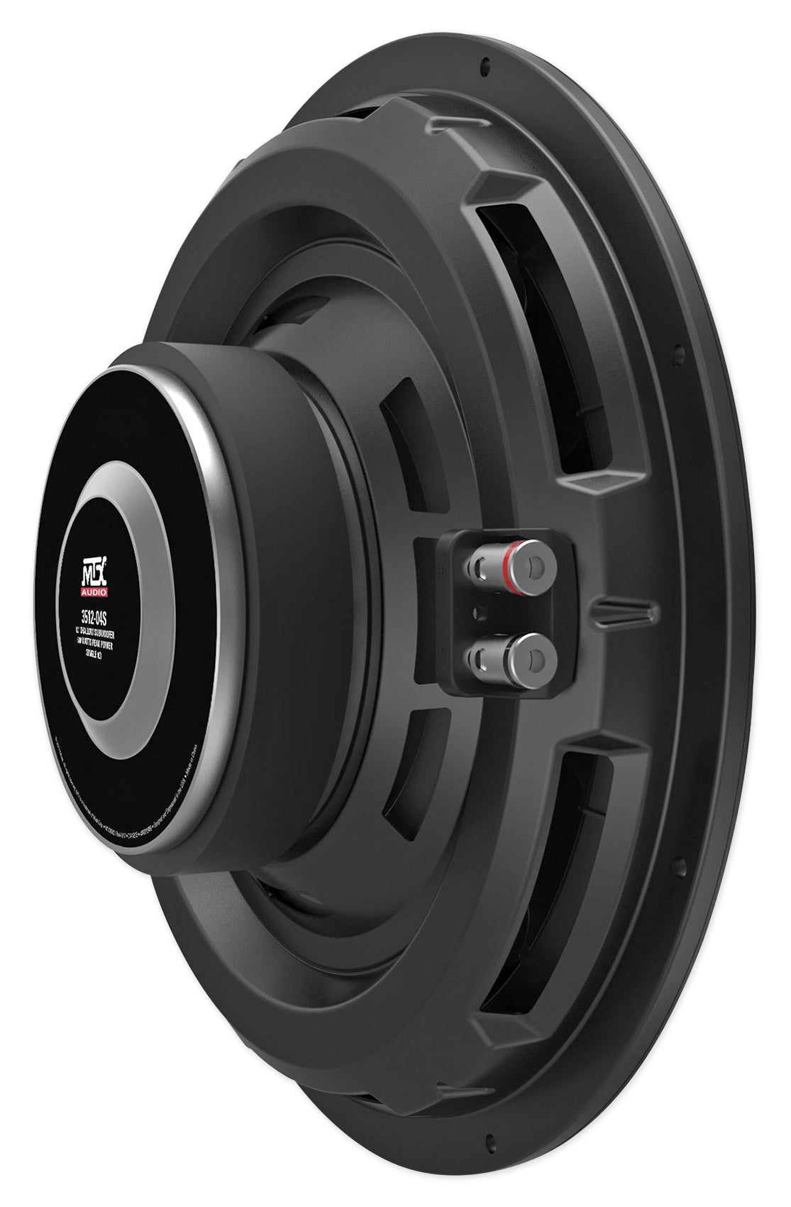 MTX 3512-04S 12" Shallow Mount Car Audio Subwoofer