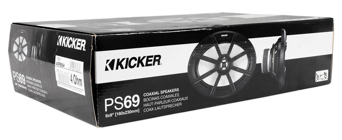 Pair 40PS694 6x9" 180W Peak/90W RMS 4 Ohm ATV/Motorcycle Speakers PS69
