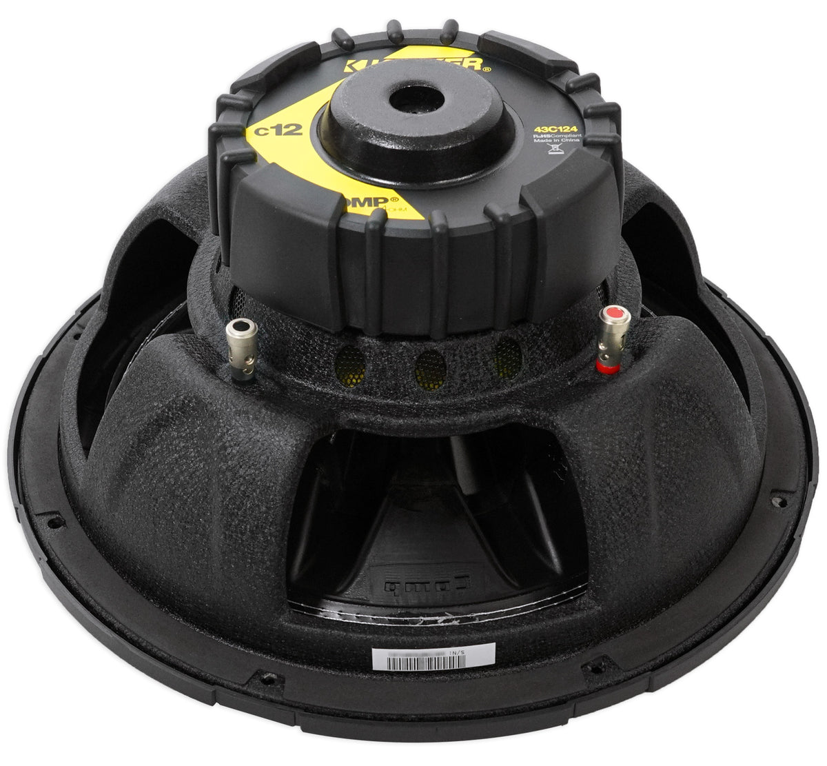 43C124 Comp 12 Inch 300 Watt SVC 4-Ohm Car Audio Subwoofer