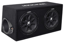 43DC122 Comp Dual 12" Loaded Vented Subwoofer Enclosure, 2-Ohm