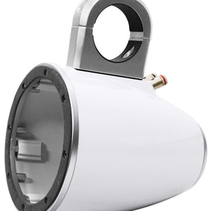 Pair Kicker 43KMTES8W White Marine 8" Speaker Wakeboard Tower Enclosures KMTES8