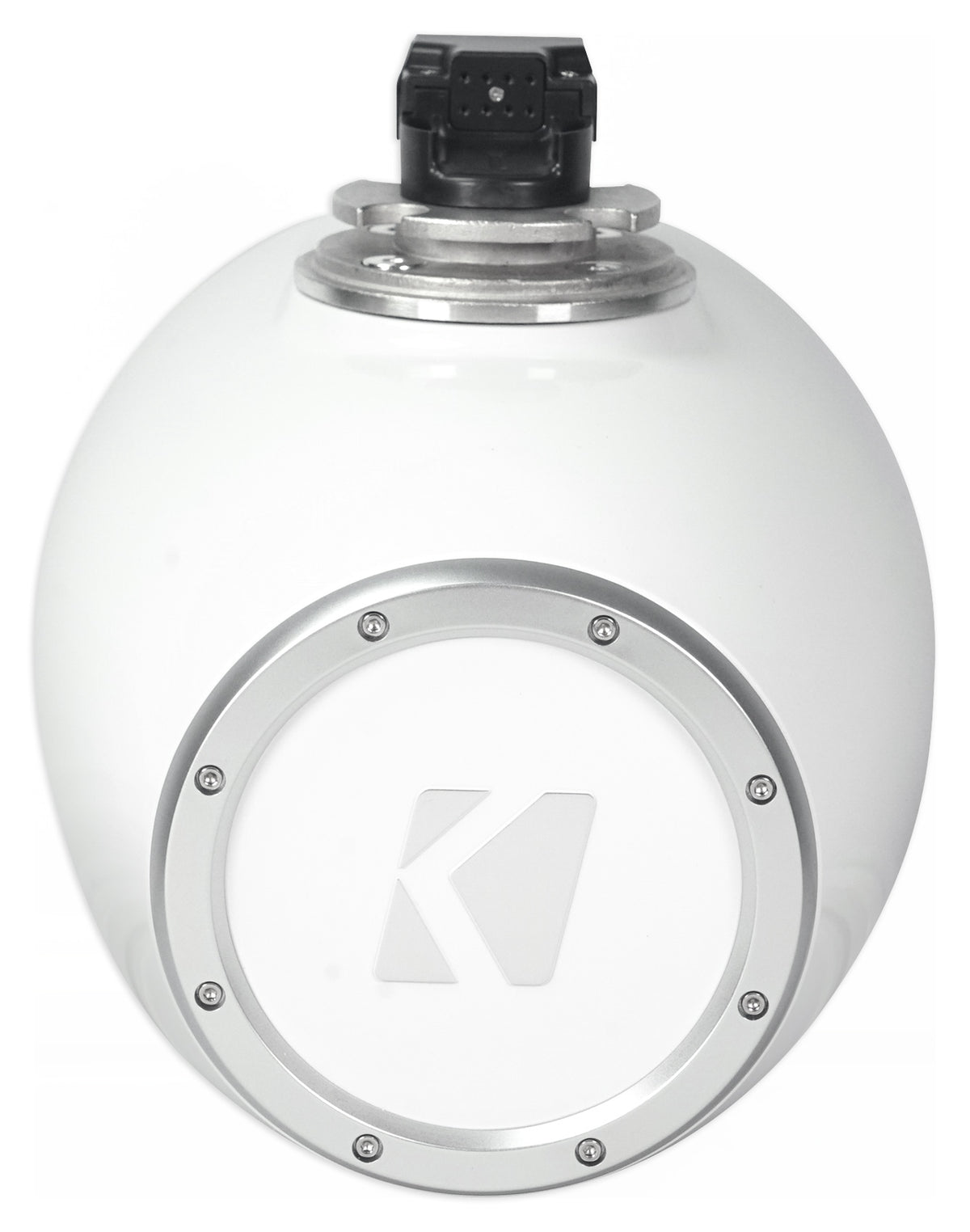 2 KICKER KMTC9 HLCD 9" 600W White Wakeboard Tower LED Speakers with Horns