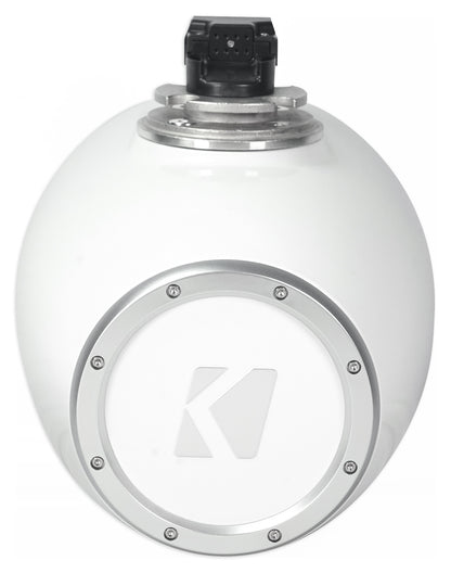 2 KICKER KMTC9 HLCD 9" 600W White Wakeboard Tower LED Speakers with Horns