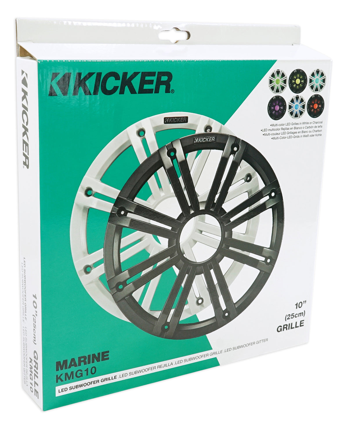 45KMG10C 10" Charcoal LED Subwoofer Grille