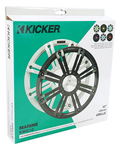 45KMG10C 10" Charcoal LED Subwoofer Grille